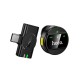 Безжичен микрофон Hoco L21 USB-C, с приемник, черен