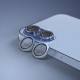 Etteri протектор метални рингове за задна камера за iPhone 17 (6.3), син