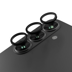Etteri протектор метални рингове за задна камера за Samsung Galaxy S26, черен