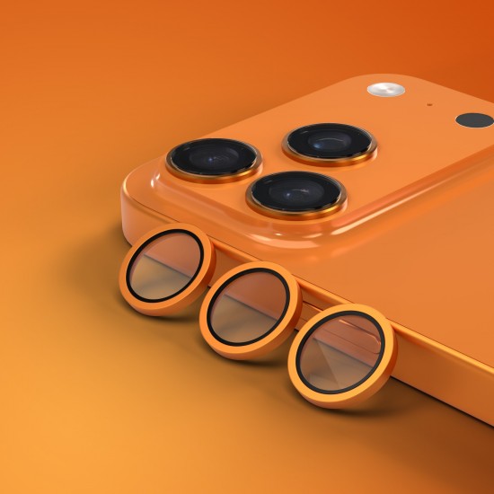Etteri протектор метални рингове за задна камера за iPhone 17 Pro / 17 Pro Max, оранжев от Fonax.bg