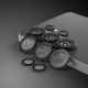 Etteri протектор за задна камера за Samsung Galaxy S26 Ultra, черен