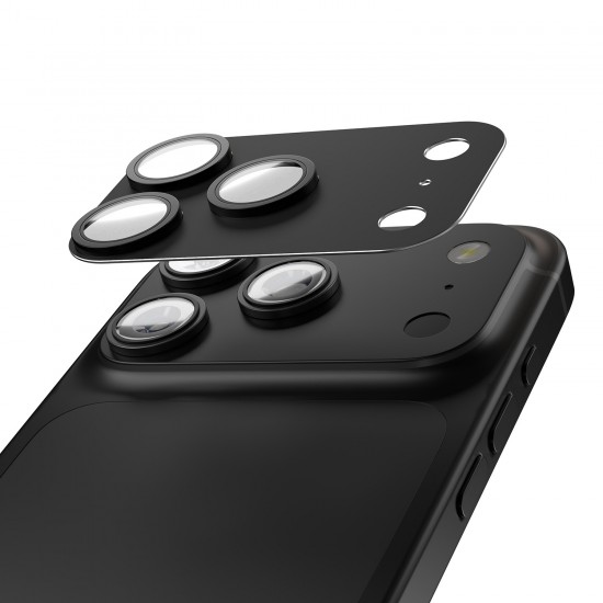 Etteri протектор задна камера пълна защита за iPhone 17 Pro (6.3), черен от Fonax.bg
