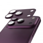 Etteri протектор задна камера пълна защита за iPhone 18 Pro, бордо