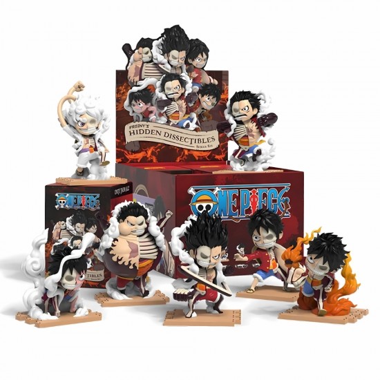 Фигурка изненада Mighty Jaxx - One Piece Freeny Hidden Dissectibles Series 6 Luffy’s Gears Edition, Blind Box от Fonax.bg