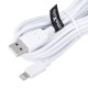 Кабел USB Maxlife 3м в кутия 2A, Lightning за iPhone, Бял от Fonax.bg