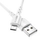 Кабел USB BLUE Power BMDU01 Novel 1м в кутия 2.4A, Micro USB, Бял от Fonax.bg