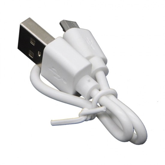 Кабел USB MBX 20см, Micro USB, Бял от Fonax.bg