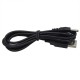 Кабел USB MBX, 1.5м, USB към Nokia тънка букса, Черен от Fonax.bg