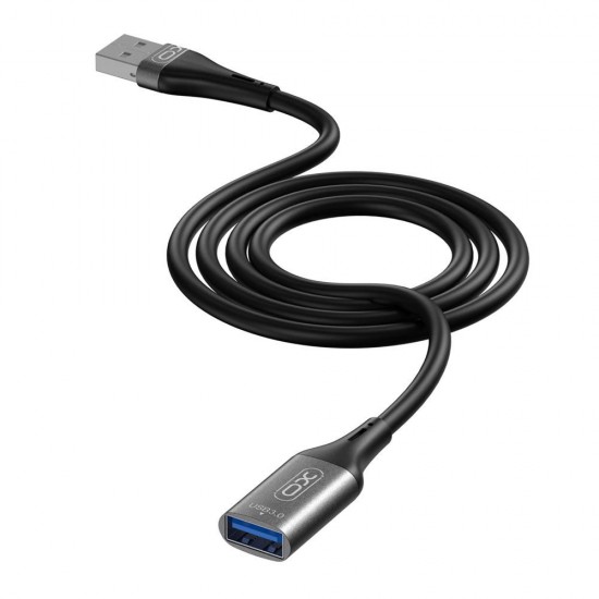 Кабел USB XO NB220, Удължител към женско USB 3.0, 2м в кутия, Черен от Fonax.bg