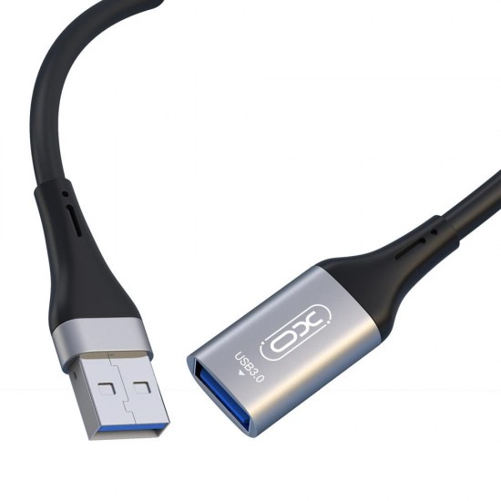 Кабел USB XO NB220, Удължител към женско USB 3.0, 2м в кутия, Черен от Fonax.bg