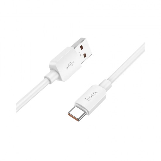 Кабел USB-A - USB-C, HOCO PD 6A 100W X96 1м, Бял от Fonax.bg