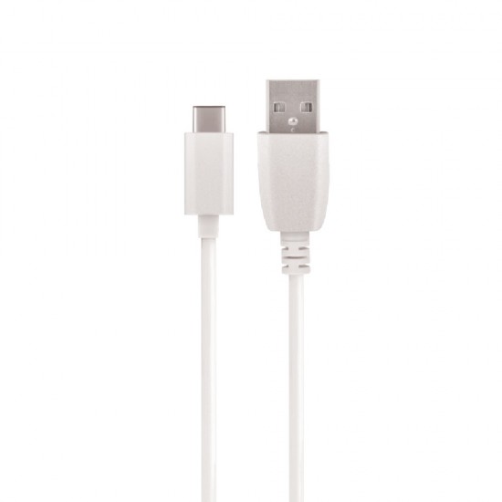 Кабел USB Maxlife 1м в кутия 2A, Type C, Бял от Fonax.bg