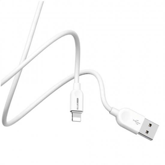 Кабел USB BLUE Power BL2BX14 LinkJet 2м в кутия, 15W, 3A, Lightning, Бял от Fonax.bg