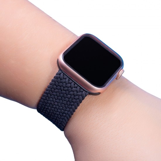 Каишка bSmart Elastic band S за часовник Apple iWatch 42/44/45/46/49mm дължина 145mm, Черна от Fonax.bg