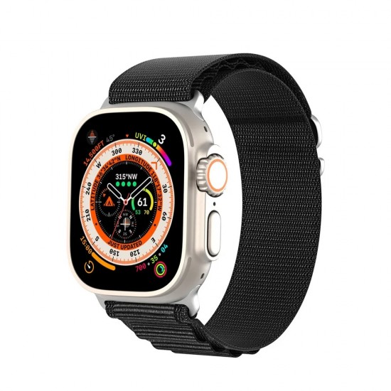 Каишка DUX DUCIS GS band за часовник Apple iWatch 42/44/45/46/49mm, Черна от Fonax.bg