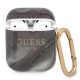 Калъф силиконов за Airpods 1/2 слушалки Guess Marble Collection, Черен от Fonax.bg