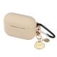 Калъф силиконов за Airpods 3 слушалки bSmart с висулка коте, Бежов от Fonax.bg