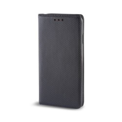 Калъф тефтер флип bSmart Magnet Book страничен, За Motorola Edge 70 Fusion, Черен