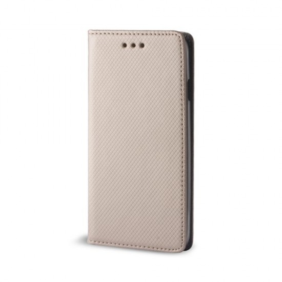 Калъф тефтер флип bSmart Magnet Book страничен, За Motorola Moto E32/E32s, Златист от Fonax.bg