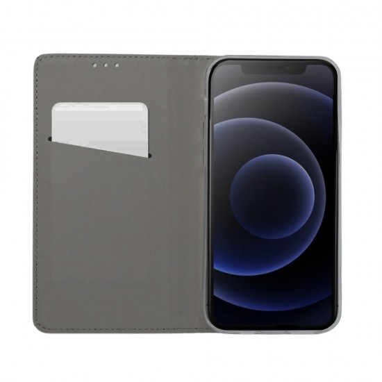 Калъф тефтер флип bSmart Magnet Book страничен, За Motorola Moto G24/G04/E14, Черен от Fonax.bg