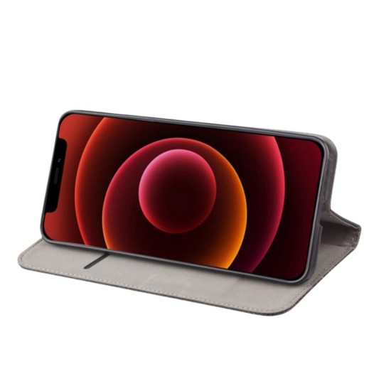 Калъф тефтер флип bSmart Magnetic Book страничен, За iPhone 16e, Черен от Fonax.bg