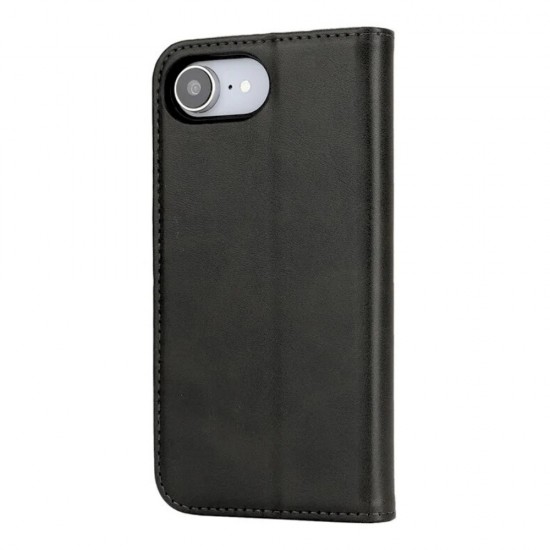 Калъф тефтер флип bSmart Magnetic Book страничен, За iPhone 16e, Черен от Fonax.bg