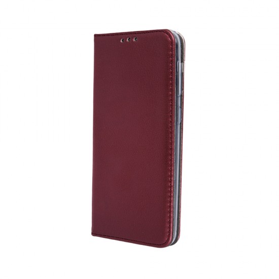 Калъф тефтер флип bSmart Magnetic Book страничен, За Samsung Galaxy S24 Ultra (S928B), Бордо от Fonax.bg