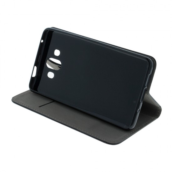 Калъф тефтер флип bSmart Magnetic Book страничен, За Xiaomi Redmi 17, Черен