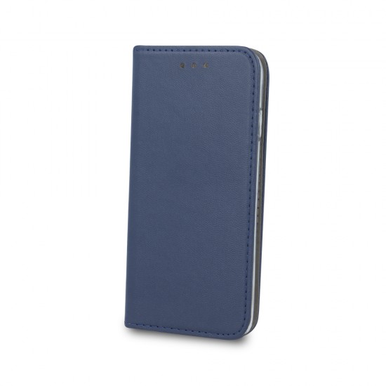 Калъф тефтер флип bSmart Magnetic Book страничен, За Xiaomi Redmi 17, Тъмносин