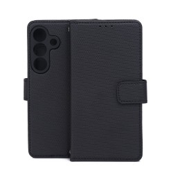 Калъф тефтер Smart Triangle, За Samsung Galaxy S26, Черен