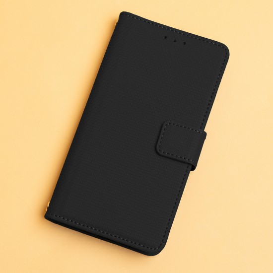 Калъф тефтер Smart Triangle, За Samsung Galaxy S26, Черен