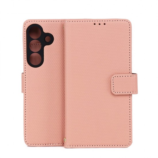Калъф тефтер Smart Triangle, За Samsung Galaxy S26, Розов