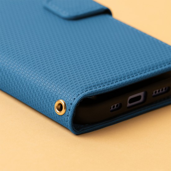 Калъф тефтер Smart Triangle, За Samsung Galaxy S26, Син