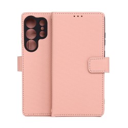 Калъф тефтер Smart Triangle, За Samsung Galaxy S26 Ultra, Розов