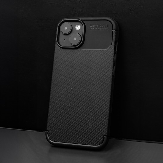 Кейс bSmart Carbon Auto Focus за iPhone 17 Pro (6.3), черен от Fonax.bg