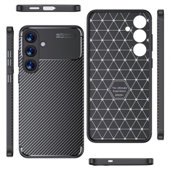 Кейс bSmart Carbon Auto Focus за Samsung Galaxy A56, черен от Fonax.bg