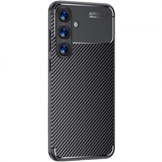 Кейс bSmart Carbon Auto Focus за Samsung Galaxy A57, черен