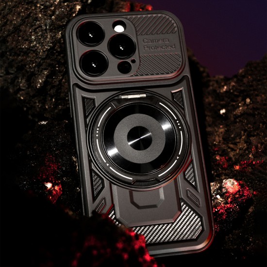 Кейс bSmart Defender Armor Mag за iPhone 17 Pro Max / 18 Pro Max, черен