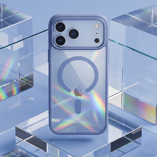 Кейс Color Clear Mag за iPhone 17 Pro / 18 Pro, светлосин