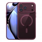 Кейс Color Clear Mag за iPhone 17 Pro Max / 18 Pro Max, бордо