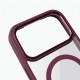 Кейс Color Clear Mag за iPhone 17 Pro Max / 18 Pro Max, бордо