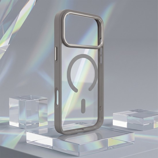 Кейс Color Clear Mag за iPhone 17 Pro Max / 18 Pro Max, сребрист