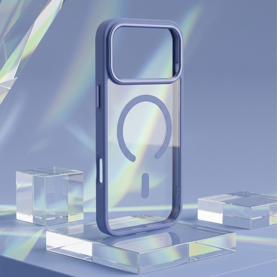 Кейс Color Clear Mag за iPhone 17 Pro Max / 18 Pro Max, светлосин