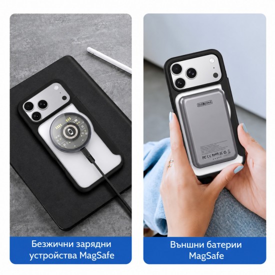 Кейс Dux Ducis SKIN X PRO Magsafe (open ring), За iPhone 18 Pro / 17 Pro, черен