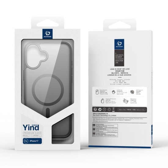 Кейс Dux Ducis YIND с Magsafe compatible, За iPhone 17 (6.3), Черен от Fonax.bg
