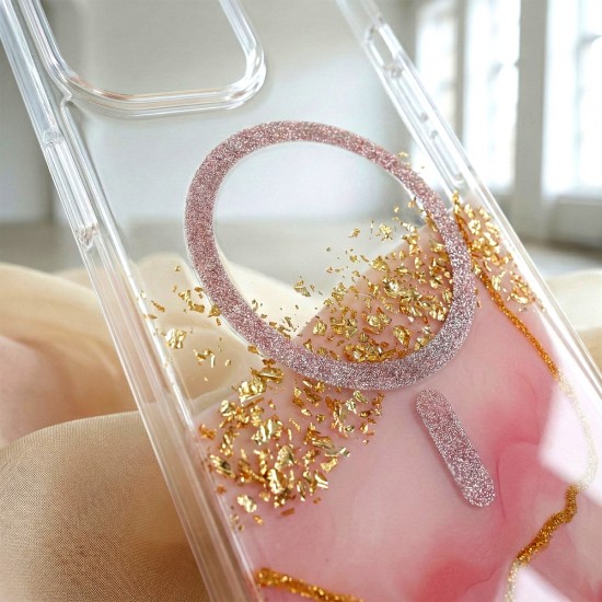 Кейс Epoxy Mag за iPhone 17 (6.3) розов