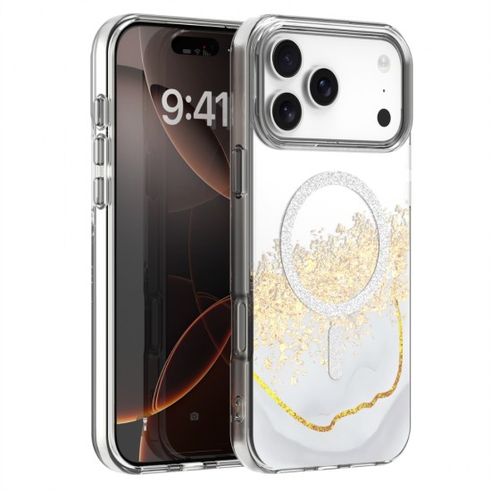 Кейс Epoxy Mag за iPhone 17 Pro (6.3) бял