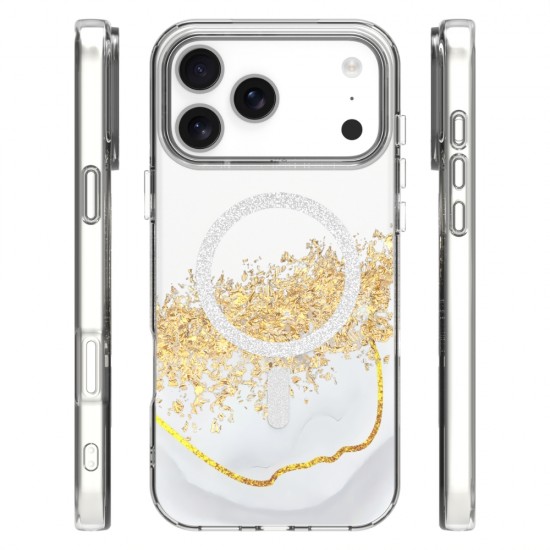 Кейс Epoxy Mag за iPhone 17 Pro (6.3) бял