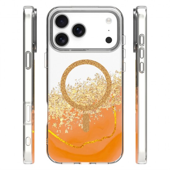 Кейс Epoxy Mag за iPhone 17 Pro (6.3) оранжев от Fonax.bg