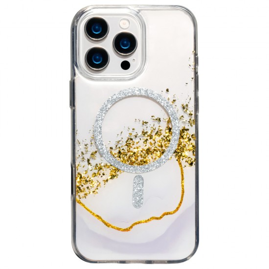 Кейс Epoxy Mag за iPhone 17 Pro Max (6.9) бял